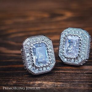 Rectangular Ice Box Earrings